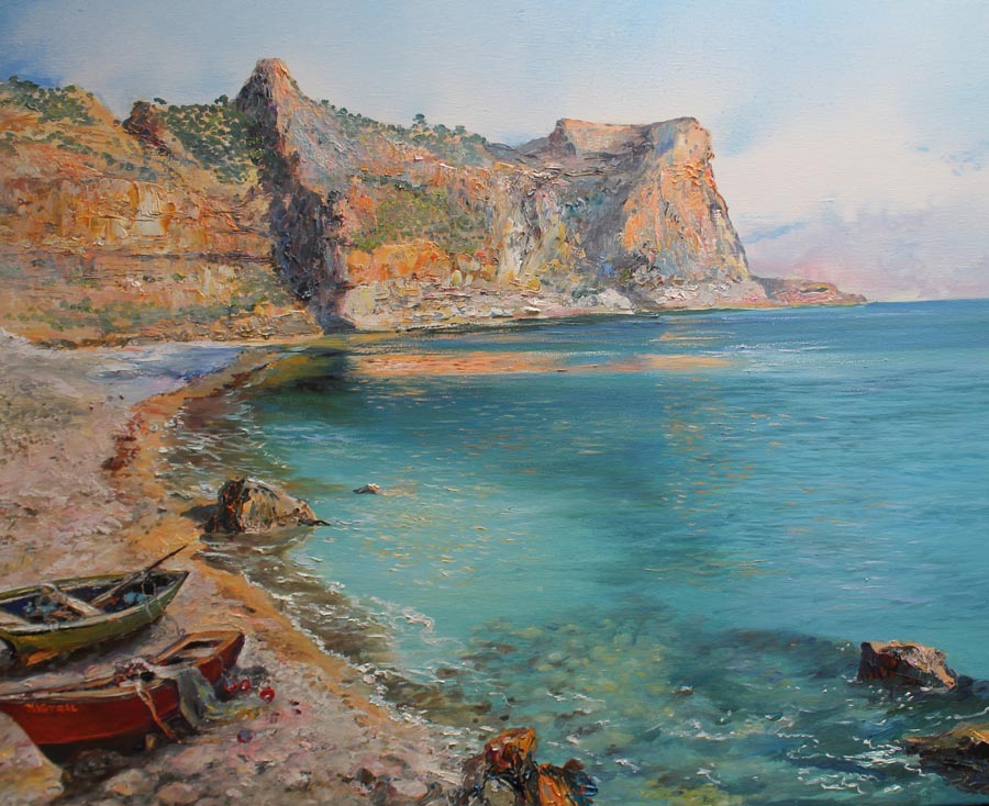 17 cala moraig- Alicante.  65x81cm.