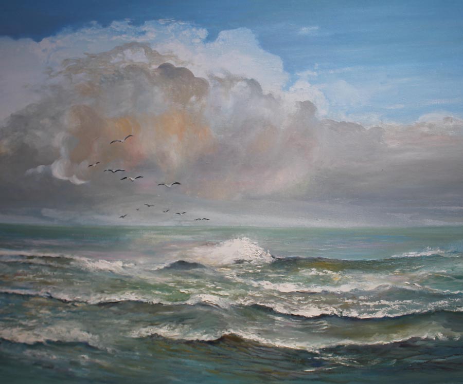 20 Mar intenso y poderoso.  65x81cm.