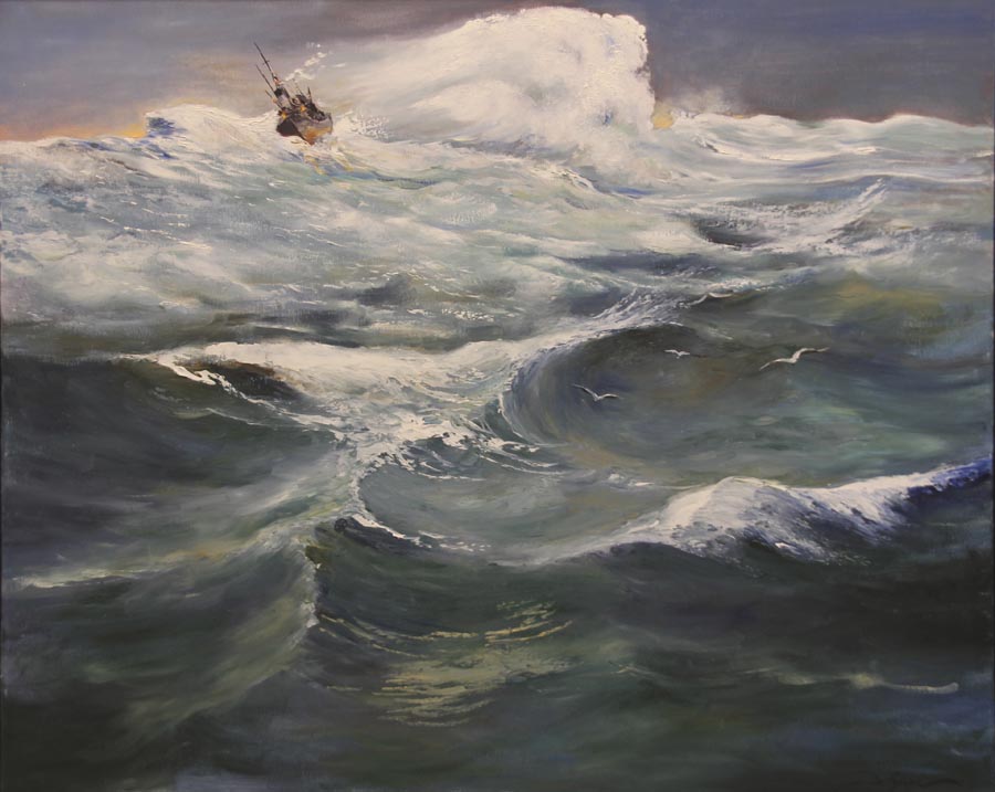 24 Tempestad.  81x100cm.