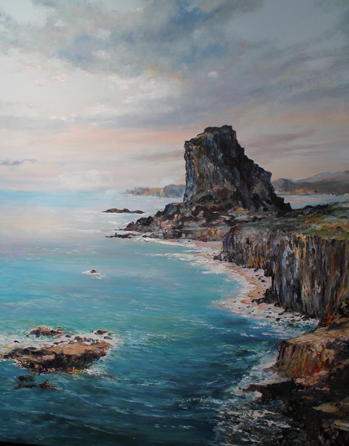 25 Costa de Nejar- Malaga.  100x81cm.