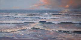 14 Olas con orrullos.  40x80cm.