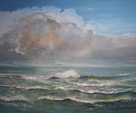 20 Mar intenso y poderoso.  65x81cm.