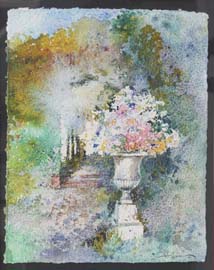 28 Jardin Frances. Acuarela 60x70cm.