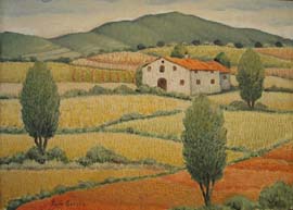 01192-33x24cm. Campos y casas