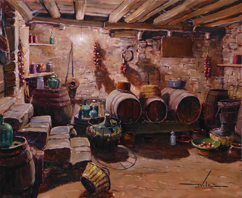 05 Bodega del artista 61x50cm.