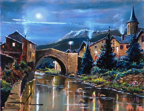 14 Esterri de Arneu 35x27cm.