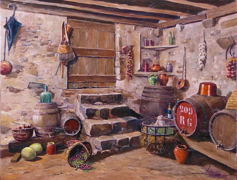 15 Bodega gran reserva 116x89cm.