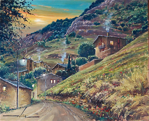 21 Pal Andorra 46x38cm.